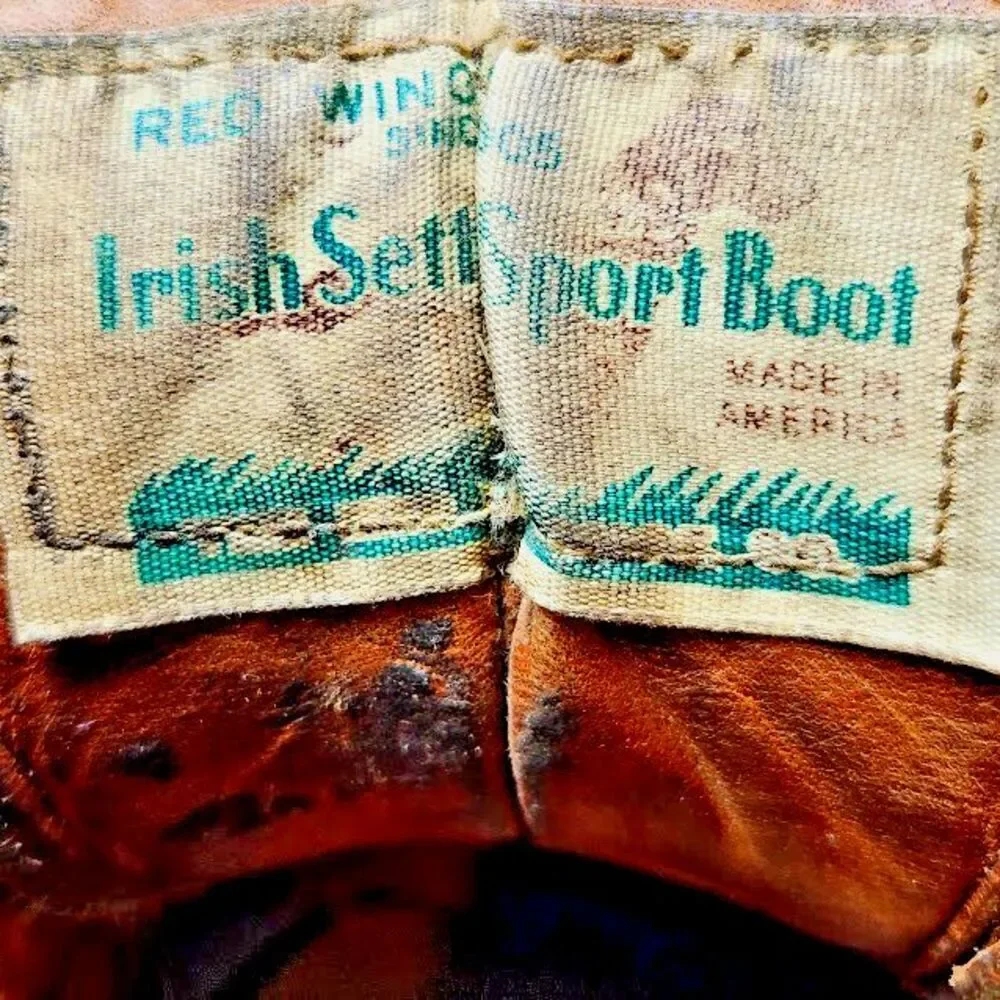 Irish Setter Sport Boots 1970's Mens Size 6.5 Hunting Hiking Vintage